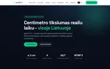 geoRTK.lt svetainė, centimetro tikslumo GNSS tinklas